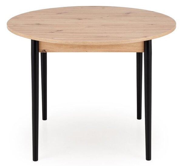 HALMAR Rozkládací jídelní stůl Pivot 102/141 cm dub artisan/černý buk