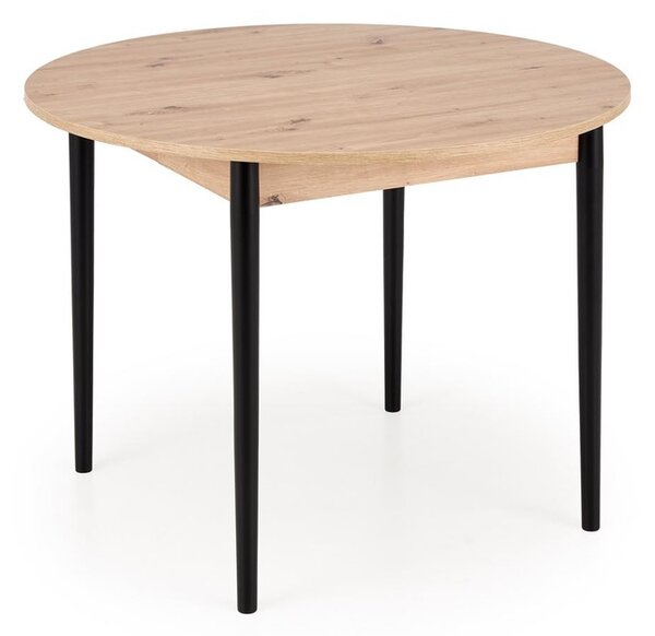HALMAR Rozkládací jídelní stůl Pivot 102/141 cm dub artisan/černý buk