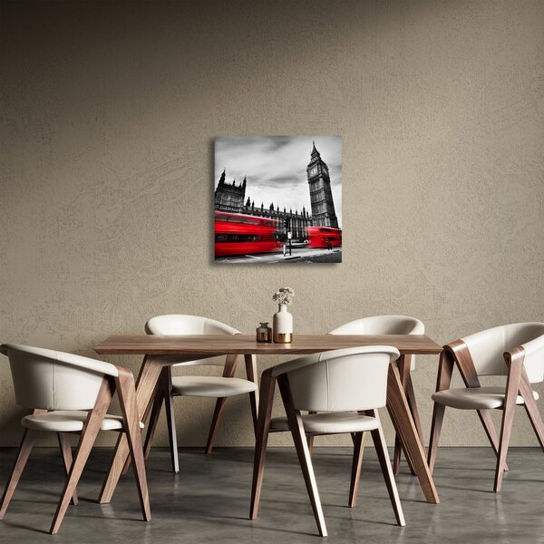 Obraz - Londýnské Houses of Parliament (30x30 cm)