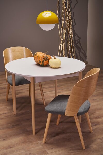 HALMAR Rozkládací jídelní stůl Pivot 102/141 cm kašmírový/buk