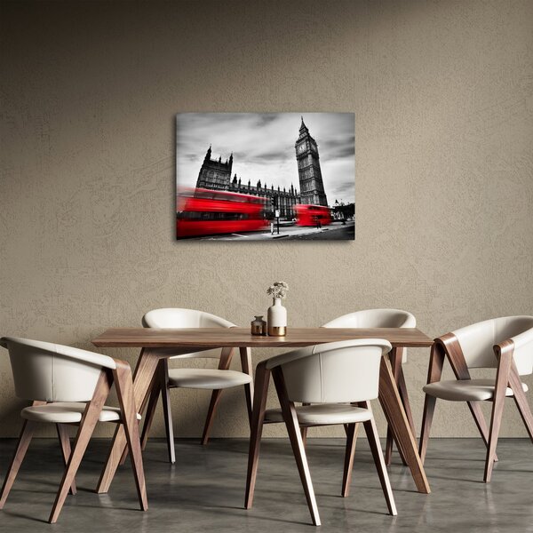 Obraz - Londýnské Houses of Parliament (70x50 cm)