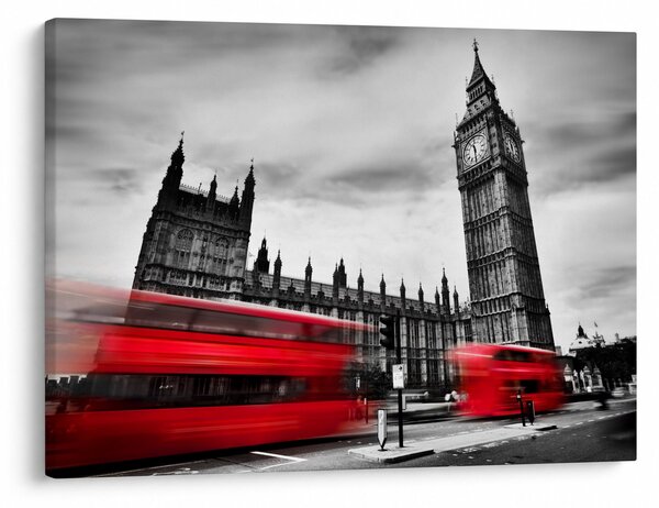 Obraz - Londýnské Houses of Parliament (70x50 cm)