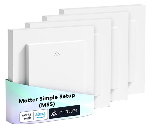 MEROSS MRS105MA-EU – inteligentní spínač pro rolety s připojením přes Wi-Fi (Matter) (balení po 4 kusech)