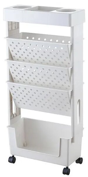 Bookcart™ Pětiúrovňová Pojízdná Knihovna