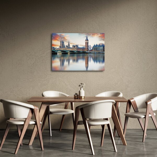 Obraz - Londýnské Houses of Parliament (70x50 cm)