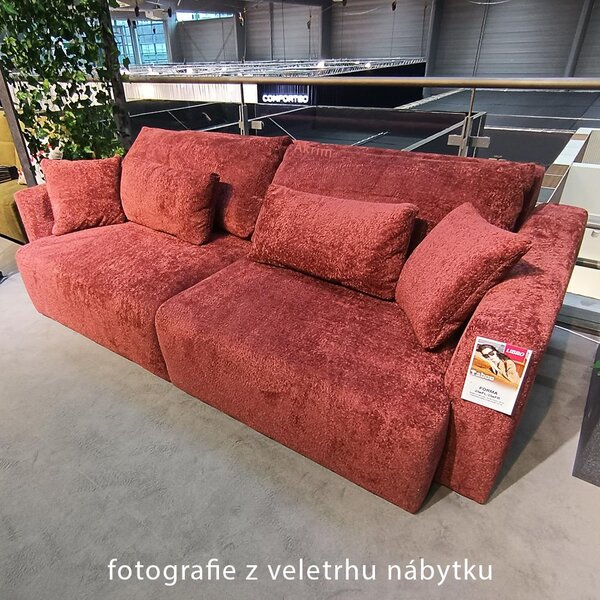 Rozkládací pohovka FORMA | 268 cm | elektricky výsuvný sedák | EXTRA KVALITA | VÝBĚR TKANIN