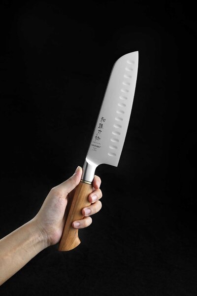 XinZuo Santoku nůž HezHen B30S 7"