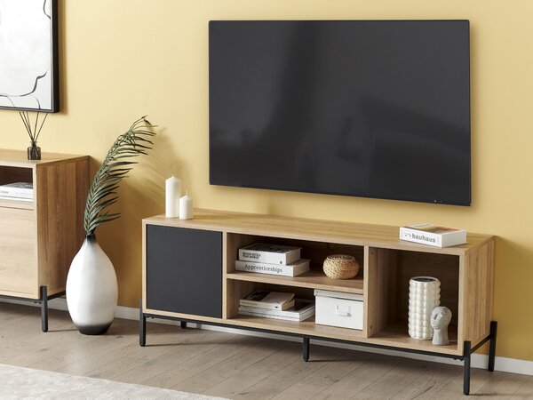 TV stolek MOINES Hnědá/Černá