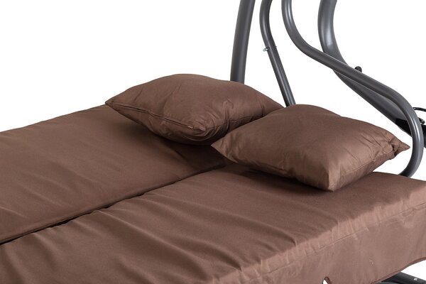Zahradní houpačka MultiGarden G2025-B BROWN 100x160 cm hnědá