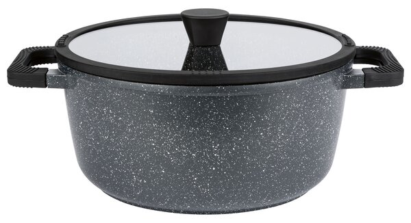 ERNESTO® Hrnec, Ø 28 cm (granitový vzhled / černá) (100358384002)