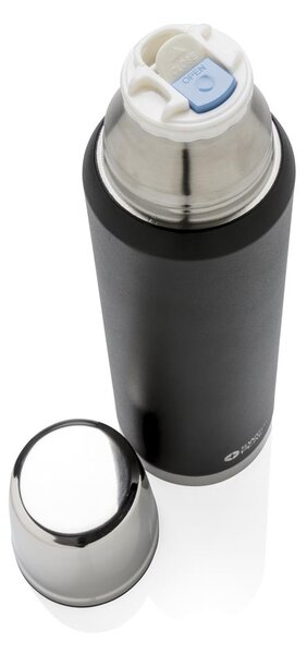 Termoska z nerezové oceli, 1l, Swiss Peak, černá
