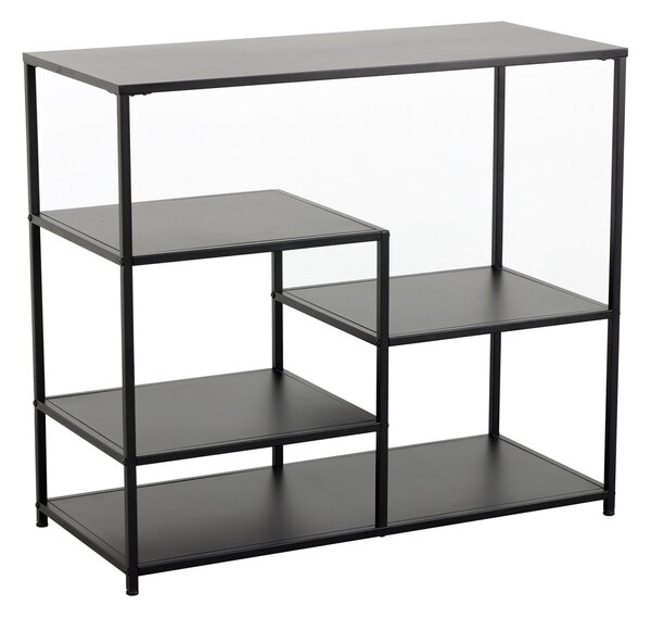 Designový regál Damaris 90 cm černý