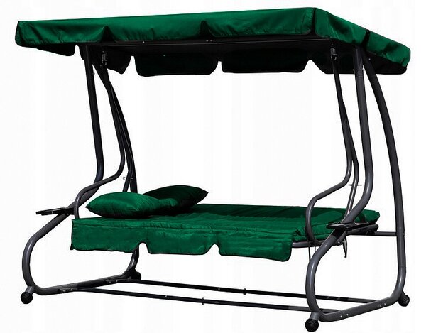 Zahradní houpačka MultiGarden G2025-B GREEN 110x160 cm zelená