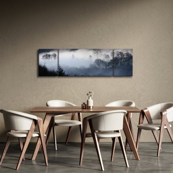 Obraz mlhy nad lesem (170x50 cm)