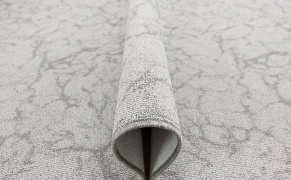 Metrážový koberec Marble 71 mramor, světle šedý