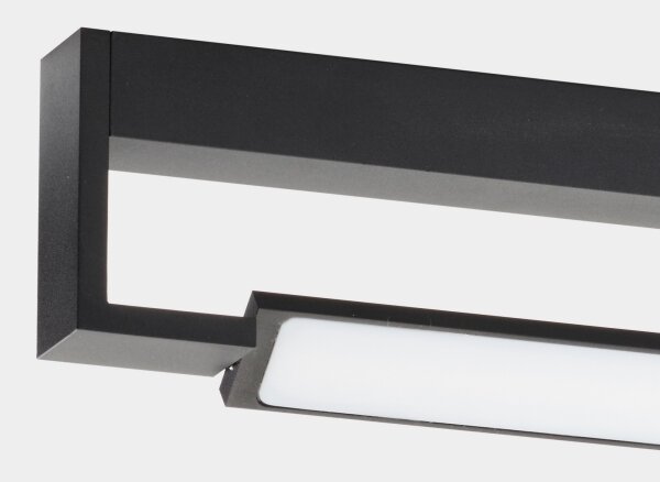 LED Koupelnové nástěnné svítidlo DEKSTER LED/36W/230V IP44 černá