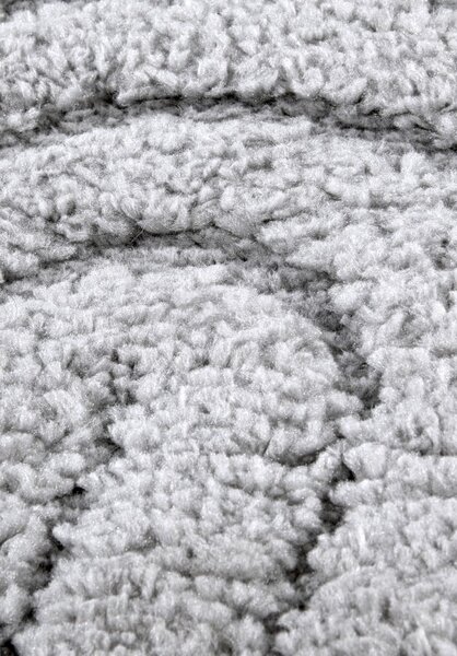 Světle šedý kulatý koberec ø 200 cm Panglao New York Light Grey – Elle Decoration