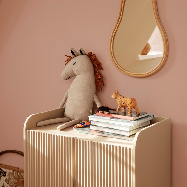 FERM LIVING Polštář Safari Horse, Natural