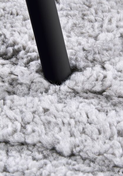 Světle šedý kulatý koberec ø 200 cm Panglao New York Light Grey – Elle Decoration