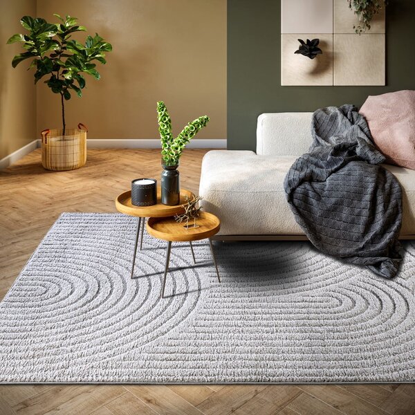 Světle šedý koberec 120x170 cm Panglao New York Light Grey – Elle Decoration