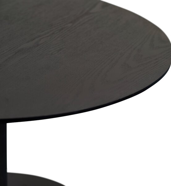KONFERENČNÍ STOLEK, černá, kov, kompozitní dřevo, 60/60/37 cm Xora - Konferenční stolky, Online Only