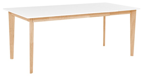 Rozkládací jídelní stůl SOLA Bílá 140/180 cm 90 cm