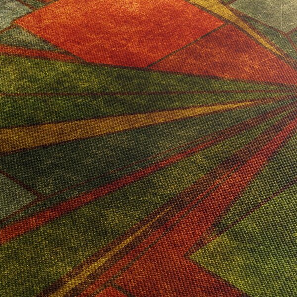 Obraz geometrické abstrakce (210x100 cm)