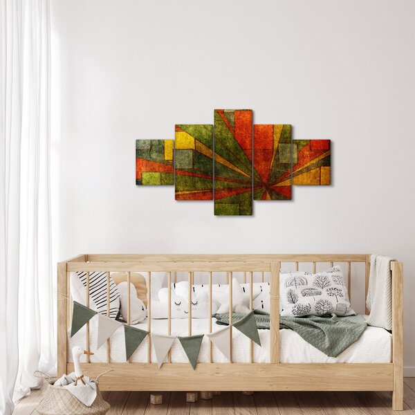 Obraz geometrické abstrakce (125x70 cm)