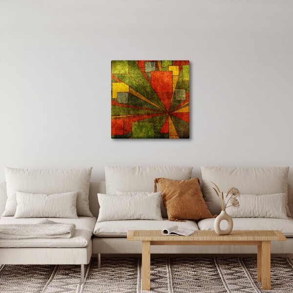 Obraz geometrické abstrakce (30x30 cm)