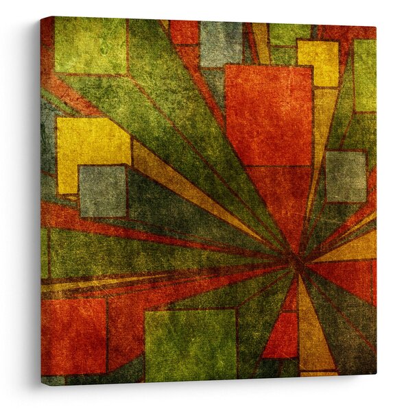 Obraz geometrické abstrakce (30x30 cm)