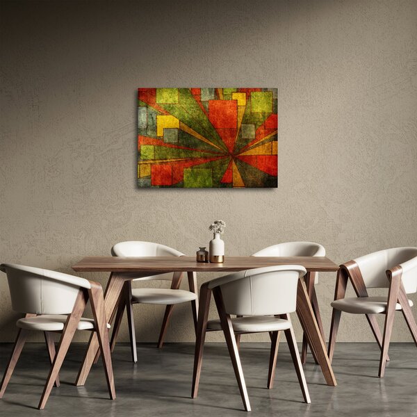 Obraz geometrické abstrakce (70x50 cm)