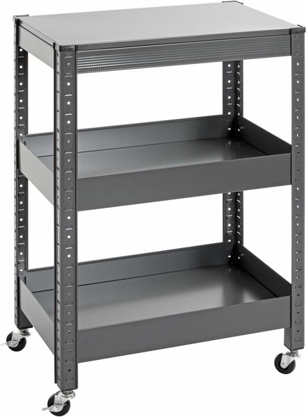 SERVÍROVACÍ VOZÍK, antracitová, 50/32/75 cm - Barové vozíky, Online Only