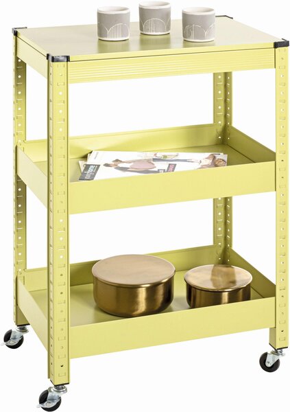 SERVÍROVACÍ VOZÍK, světle zelená, 50/32/75 cm - Barové vozíky, Online Only