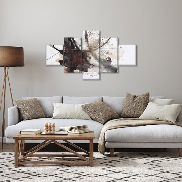 Obraz abstraktní malby (125x70 cm)