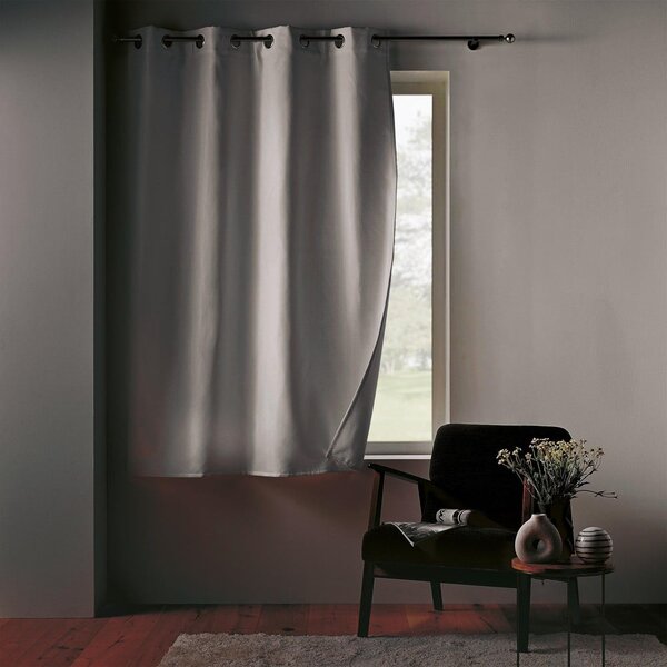 Bílý termo závěs z mikrovlákna 135x180 cm Micropolar – douceur d'intérieur