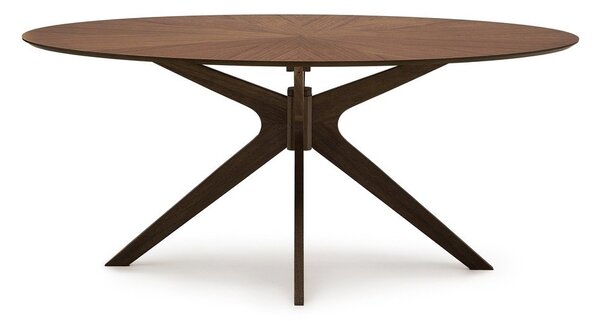 Jídelní stůl s deskou v dekoru ořechového dřeva 110x180 cm Naanim – Kave Home