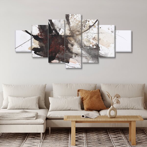Obraz abstraktní malby (210x100 cm)