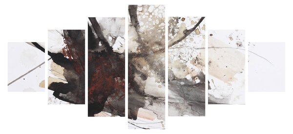 Obraz abstraktní malby (210x100 cm)