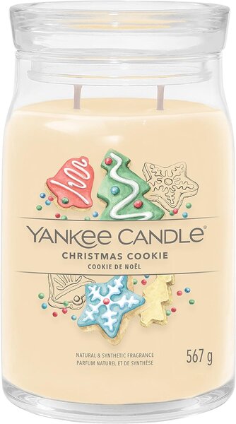 Yankee Candle vonná svíčka Signature ve skle velká Christmas Cookie 567 g