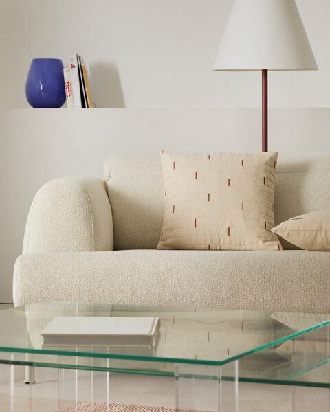 Povlak na polštář s příměsí lnu 45x45 cm Blaina – Kave Home