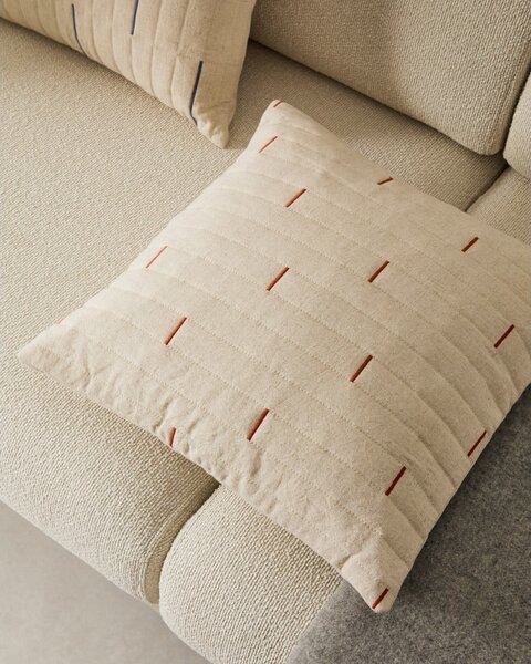 Povlak na polštář s příměsí lnu 45x45 cm Blaina – Kave Home