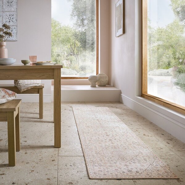 Krémový pratelný běhoun 60x230 cm Teo Traditional – Flair Rugs
