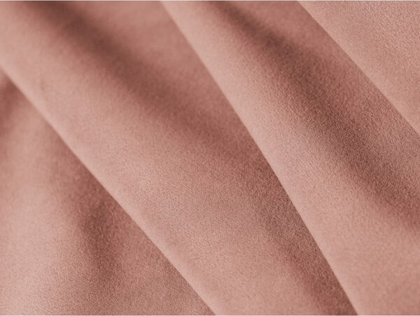 Růžová sametová rozkládací pohovka 206 cm Kemi – Cosmopolitan Design