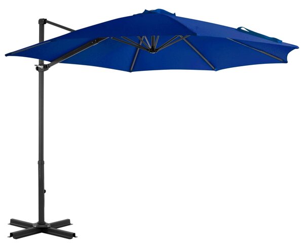 Konzolový slunečník s hliníkovou tyčí azurově modrý 300 cm