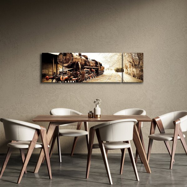 Obraz - Historická lokomotiva (170x50 cm)
