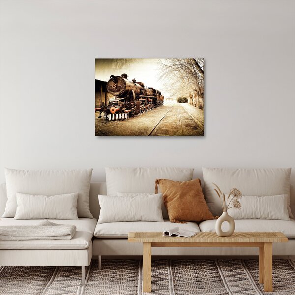 Obraz - Historická lokomotiva (70x50 cm)