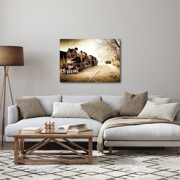 Obraz - Historická lokomotiva (70x50 cm)