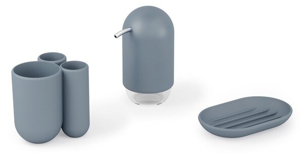 Modrý plastový dávkovač mýdla 230 ml Touch – Umbra