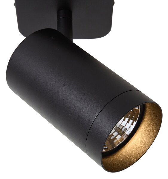 Moderní stropní svítidlo černé GU10 70mm - Jeana Luxe