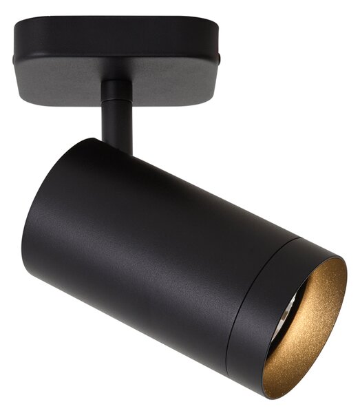Moderní stropní svítidlo černé GU10 70mm - Jeana Luxe